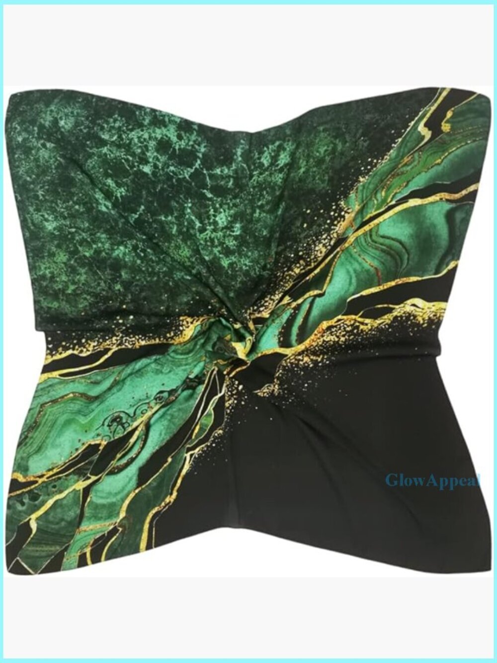 Large Satin Silk Hair Scarf 35" Square Wrap for Sleeping & Style